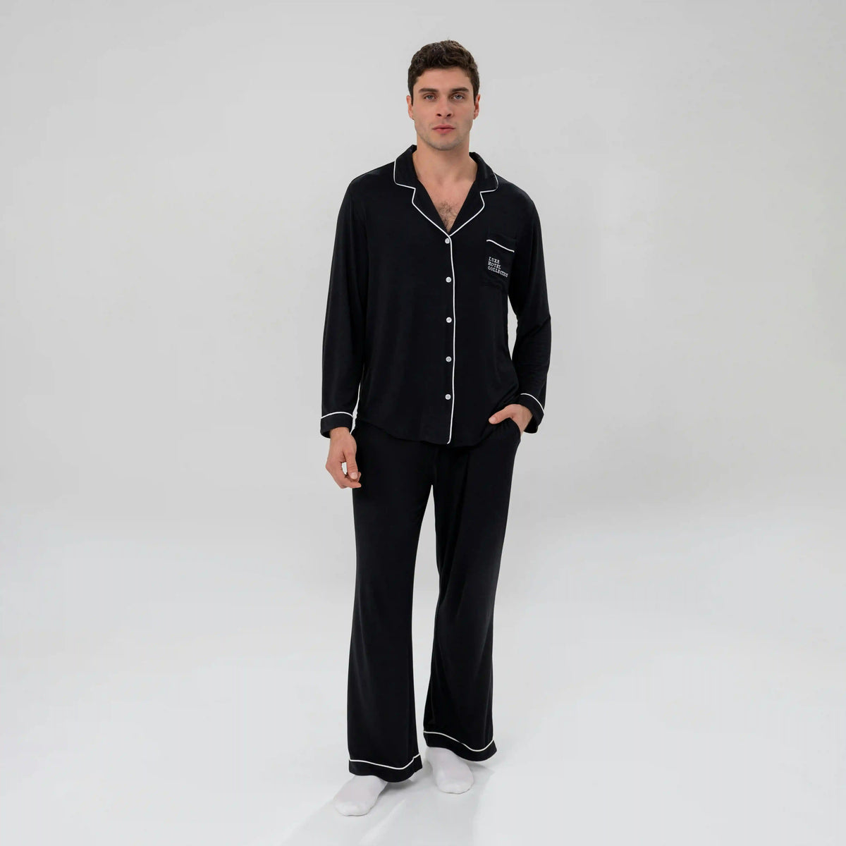 Men's Luxe Bamboo Long PJ Set